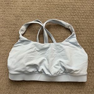 Lululemon energy bra light blue